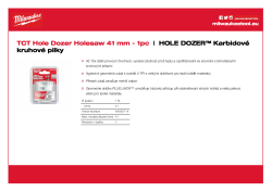 MILWAUKEE Hole Dozer Holesaws with Carbide Teeth 49560714 A4 PDF
