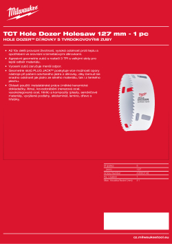 MILWAUKEE Hole Dozer Holesaws with Carbide Teeth 49560748 A4 PDF
