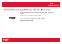 MILWAUKEE SL 0.5 x 3 x 75 4932471775 A4 PDF