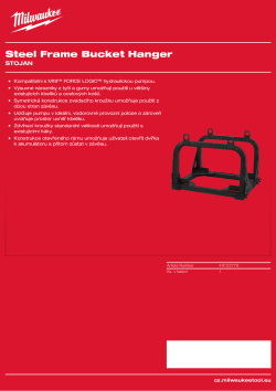 MILWAUKEE Stojan na M18 HUP700 49122776 A4 PDF