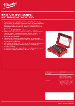 MILWAUKEE SHOCKWAVE™ IMPACT DUTY sada bitů  32 ks 4932464240 A4 PDF