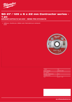 MILWAUKEE SG 27 / 125   série pro stavbaře 4932451482 A4 PDF