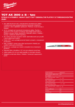 MILWAUKEE TCT AX 300 48005227 A4 PDF