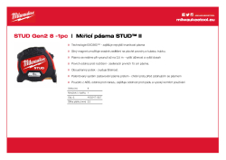 MILWAUKEE STUD Gen2 8 m 4932471627 A4 PDF