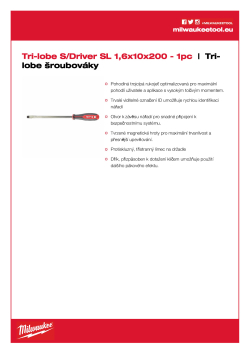 MILWAUKEE SL 1.2 x 10 x 200 4932471784 A4 PDF