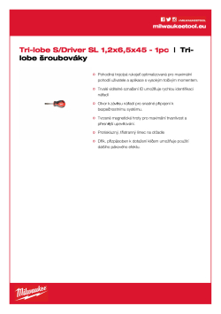 MILWAUKEE SL 1.2 x 6.5 x 45 4932471780 A4 PDF