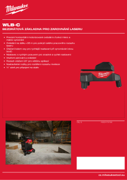 MILWAUKEE Bezdrátová základna pro zarovnání laseru 4932479198 A4 PDF