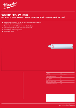 MILWAUKEE WCHP-TK 4932472188 A4 PDF