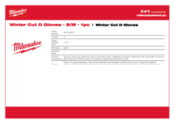 MILWAUKEE Zimní rukavice s tř. D - 8/M - 1 ks 4932480612 A4 PDF