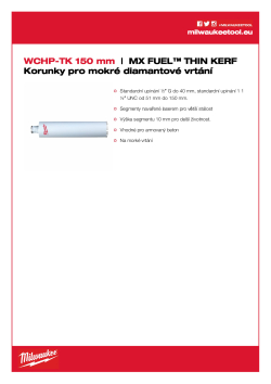 MILWAUKEE WCHP-TK 4932472199 A4 PDF