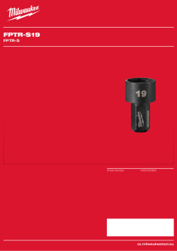 MILWAUKEE Hlavice pro průchozí ráčnu INSIDER™ 19 mm 4932492866 A4 PDF