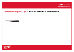 MILWAUKEE Vyhazovací klín DIN 317 rozměr 3 4932604226 A4 PDF