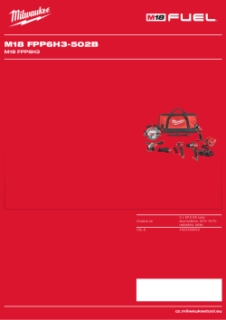 MILWAUKEE M18 FPP6H3 4933498659 A4 PDF