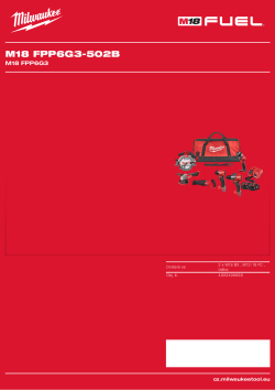 MILWAUKEE M18 FPP6G3 4933498658 A4 PDF