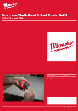 MILWAUKEE Značkovací šňůra se jemným lankem a červená náplň 4932498390 A4 PDF