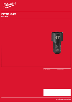 MILWAUKEE Hlavice pro průchozí ráčnu INSIDER™ 17 mm 4932492864 A4 PDF