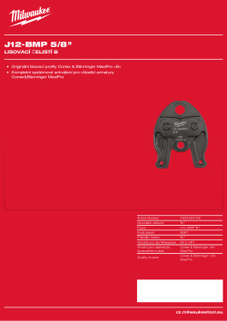 MILWAUKEE Press Jaw B Press 4932493158 A4 PDF
