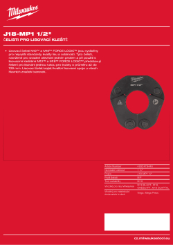 MILWAUKEE RJ18-MP1 ½″ 4932479446 A4 PDF