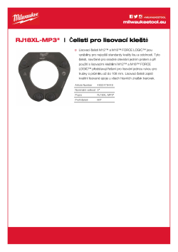 MILWAUKEE RJ18XL-MP3″ 4932479449 A4 PDF