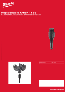 MILWAUKEE Výměnná stopka 48070201 A4 PDF