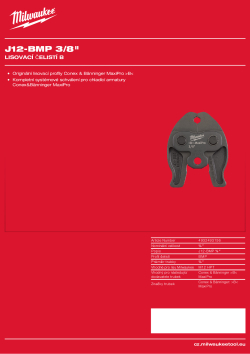 MILWAUKEE Press Jaw B Press 4932493156 A4 PDF