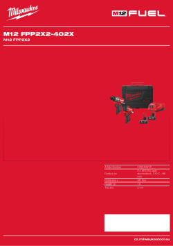 MILWAUKEE M12 FPP2X2 4933498741 A4 PDF