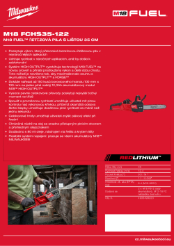 MILWAUKEE M18 FCHS35 4933499223 A4 PDF