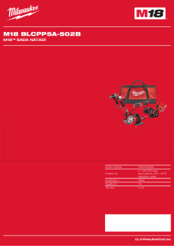 MILWAUKEE M18 BLCPP5A 4933492838 A4 PDF