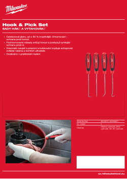 MILWAUKEE Sada háků a vytahovákú 4932499471 A4 PDF