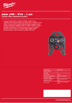 MILWAUKEE Press Jaws 4932471086 A4 PDF