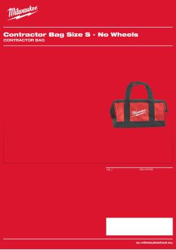 MILWAUKEE Contractor Bag 4931416739 A4 PDF