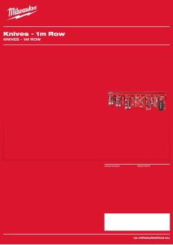 MILWAUKEE Nože - 1m rám 4932478475 A4 PDF