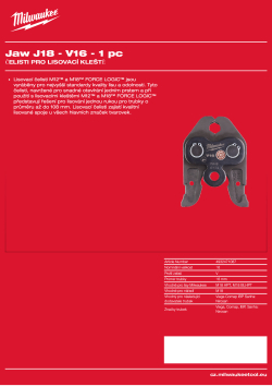 MILWAUKEE Press Jaws 4932471087 A4 PDF
