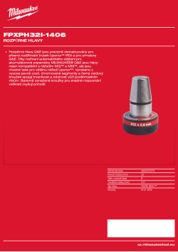 MILWAUKEE Expander heads 4932472273 A4 PDF