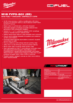 MILWAUKEE M18 FUEL™ vakuové čerpadlo 5 CFM 4933499249 A4 PDF