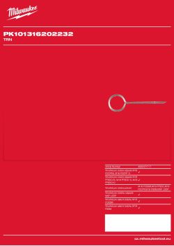 MILWAUKEE Pin Key 4932471717 A4 PDF