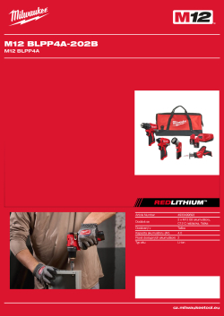 MILWAUKEE M12 BLPP4A 4933499693 A4 PDF