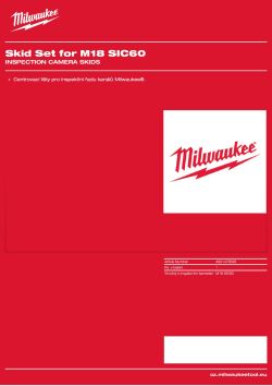 MILWAUKEE Centrovací lišta M18™SIC60 4931473638 A4 PDF