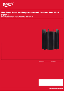 MILWAUKEE Náhradní pryžové kartáče pro M18 FOPH 4932499151 A4 PDF