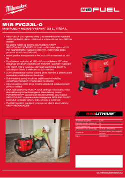 MILWAUKEE M18 FVC23L 4933500141 A4 PDF