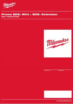MILWAUKEE SDS+ Promotions 4932478958 A4 PDF
