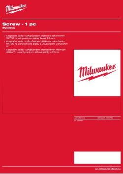 MILWAUKEE Šroub 06832976 A4 PDF