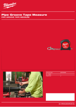 MILWAUKEE Svinovací metr na měření průměru trubek 4932500648 A4 PDF