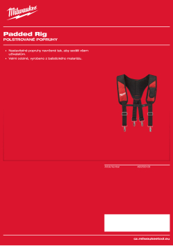 MILWAUKEE Padded rig 4932500128 A4 PDF
