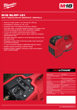 MILWAUKEE M18™ bezuhlíkové odsávací čerpadlo 4933498173 A4 PDF