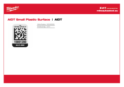 MILWAUKEE AIDT – pro malé plastové povrchy 4932480559 A4 PDF
