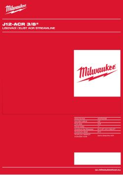 MILWAUKEE Press Jaw ACR Streamline 4932500096 A4 PDF