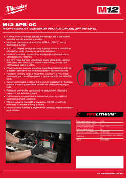 MILWAUKEE M12™ prémiový boreskop pro automobilový průmysl 4932492937 A4 PDF