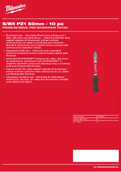 MILWAUKEE Shockwave tic tac boxes 4932500231 A4 PDF