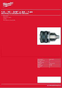 MILWAUKEE Keyed Chucks 4932373412 A4 PDF